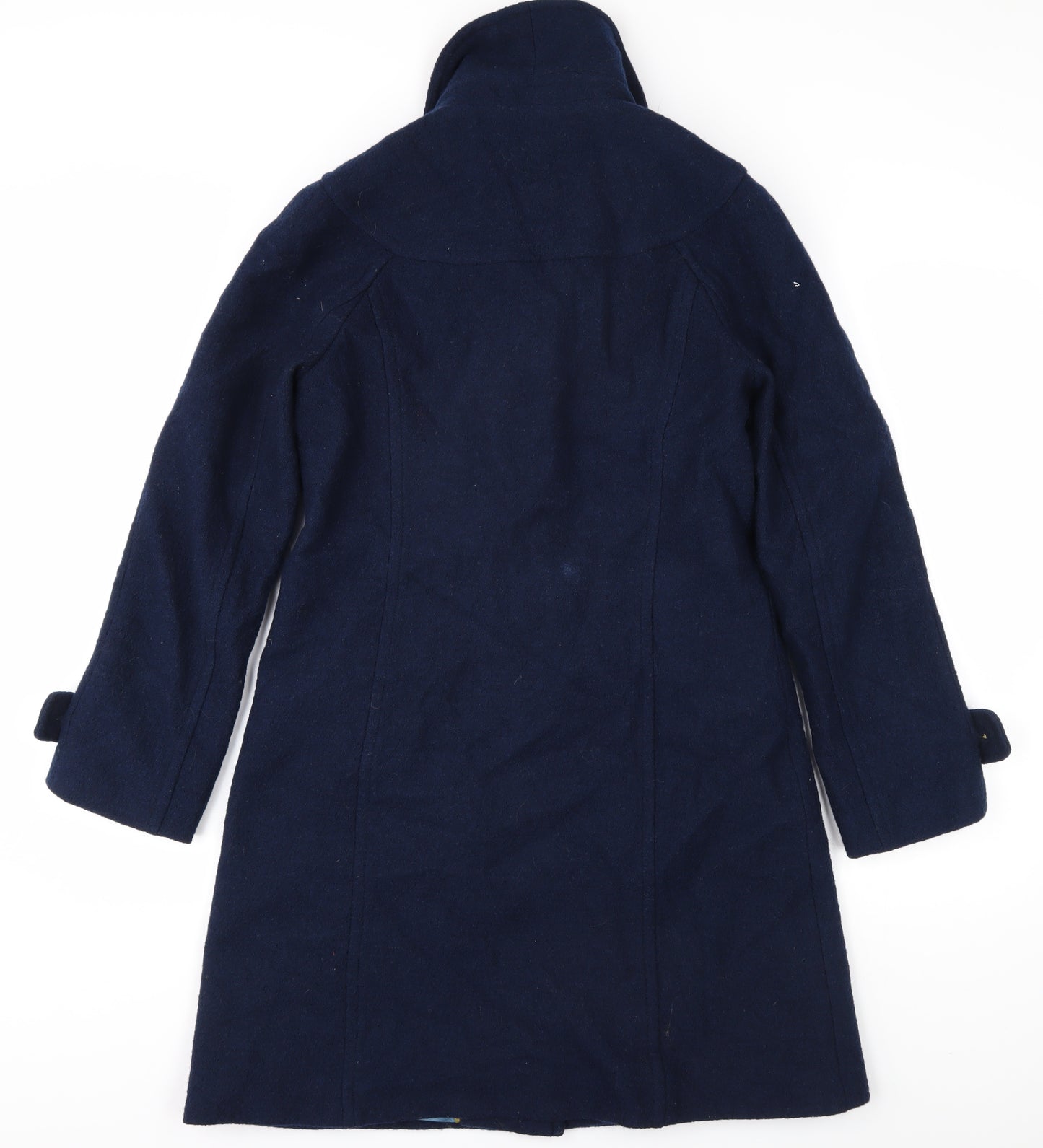 Boden Women's Blue Wool Overcoat Size 12