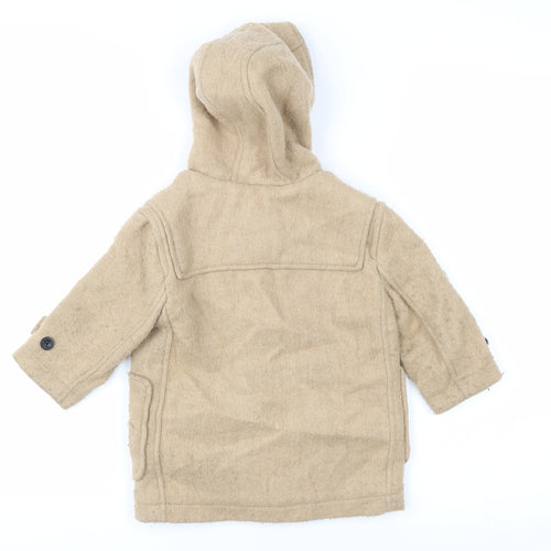 babyGap Beige Duffle Coat Unisex 18-24m Wool Blend