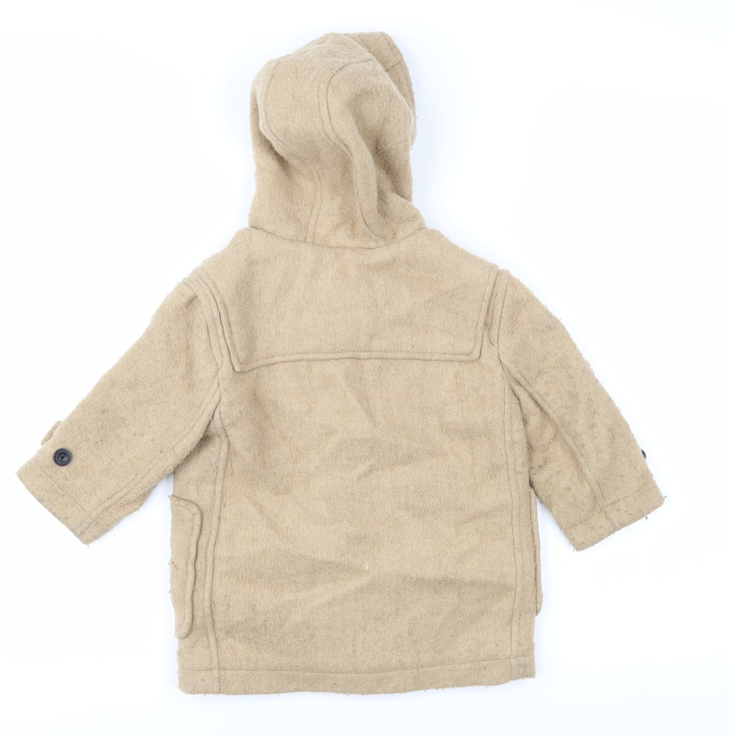 babyGap Beige Duffle Coat Unisex 18-24m Wool Blend