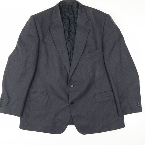 Magee Men's Grey Blazer, Size 46, Regular Fit