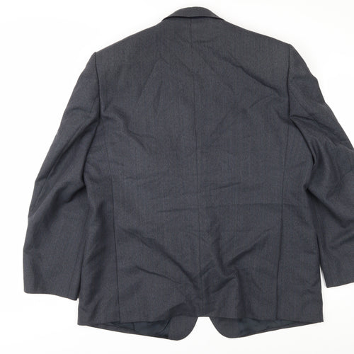 Magee Men's Grey Blazer, Size 46, Regular Fit