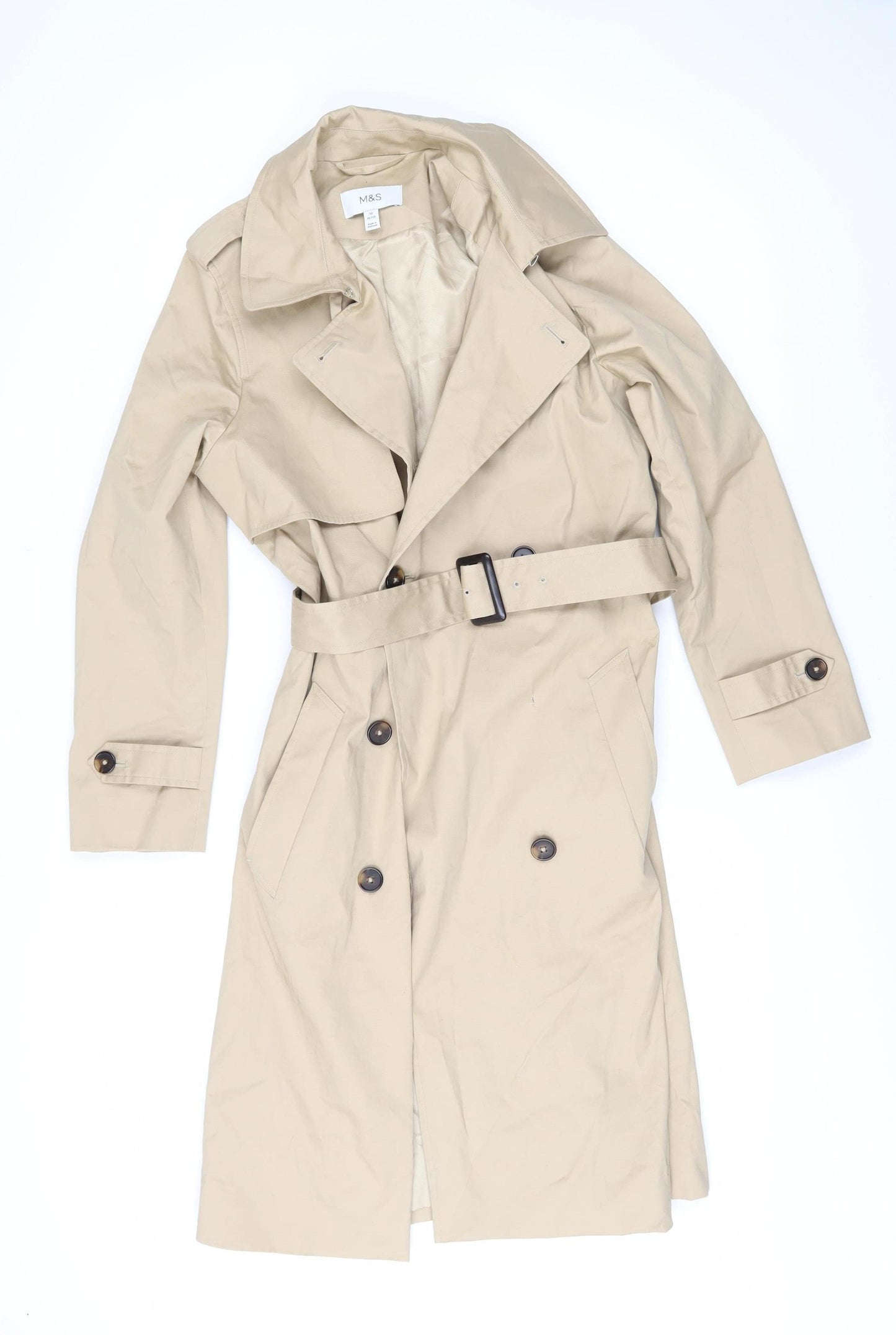 Marks and Spencer Beige Women’s Trench Coat Size 10