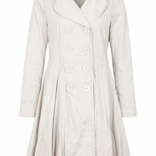 Lipsy Women's Beige Trench Coat, Size 10, Elegant Casual