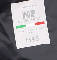 Marks and Spencer Men's Blue Wool Blazer, 40R