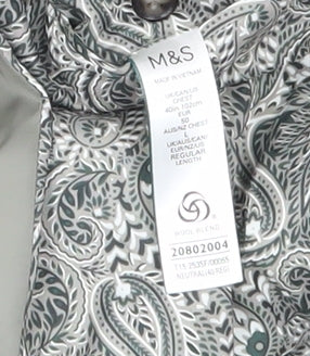 Marks and Spencer Men's Beige Slim Fit Blazer Size 40R