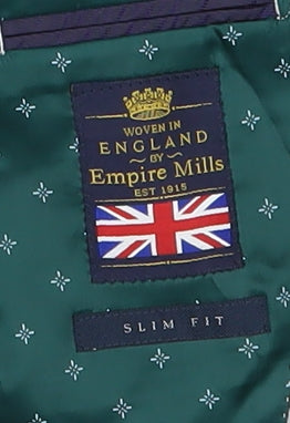 Next Men's Blue Slim Fit Wool Blazer 36S