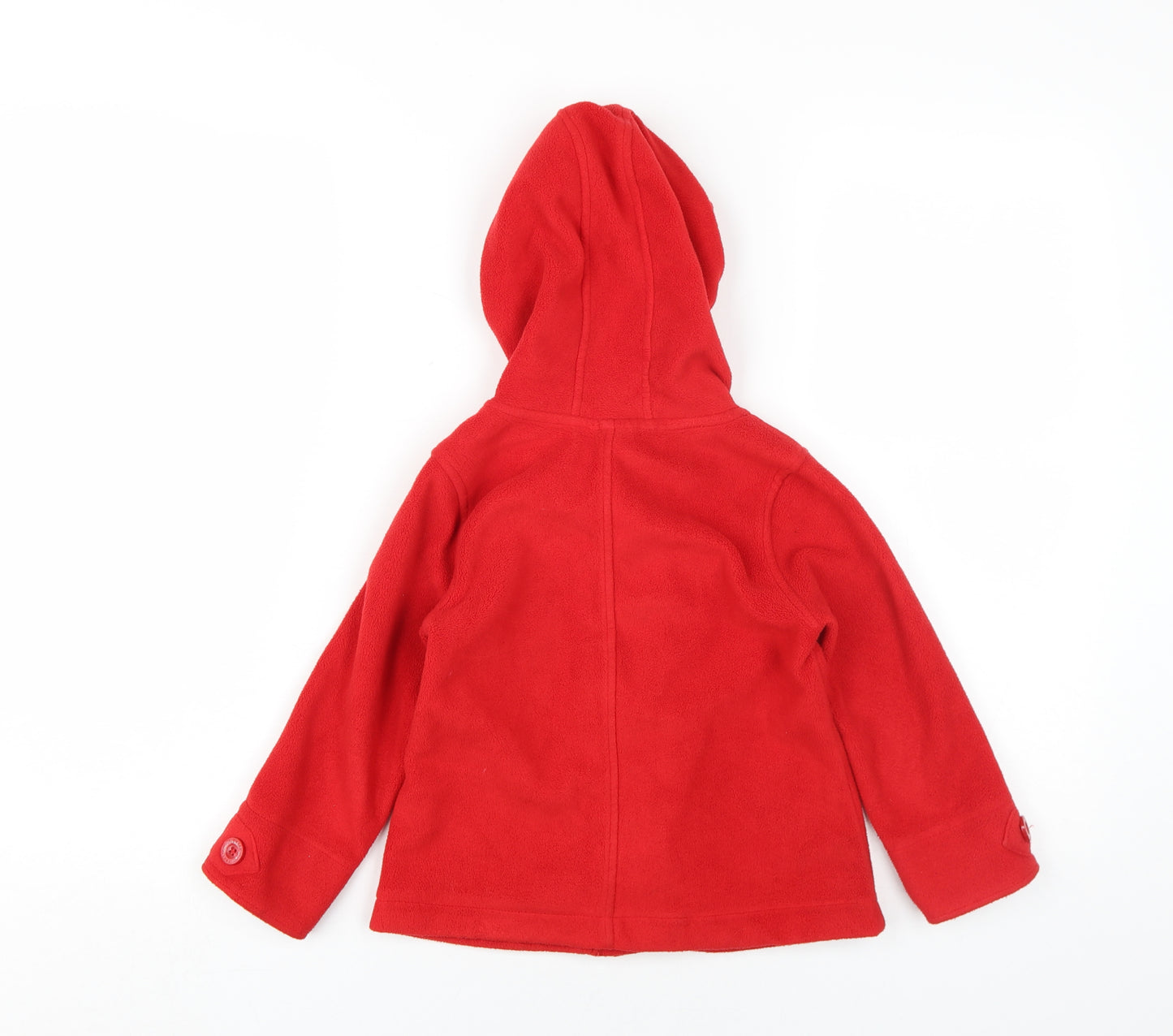 Next Girls Red Duffle Coat, 4-5 Years, Hooded, Lined