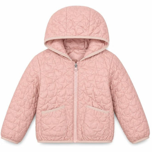 Marks and Spencer Girls Pink Quilted Puffer Jacket 4-5 Years