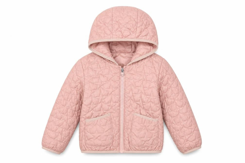 Marks and Spencer Girls Pink Quilted Puffer Jacket 4-5 Years
