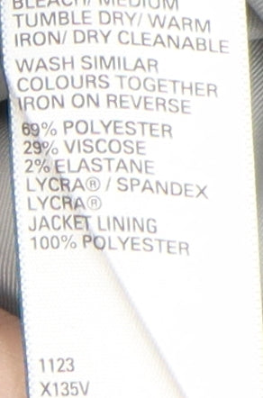 Marks and Spencer Men's Grey Regular Fit Blazer, Size 40R