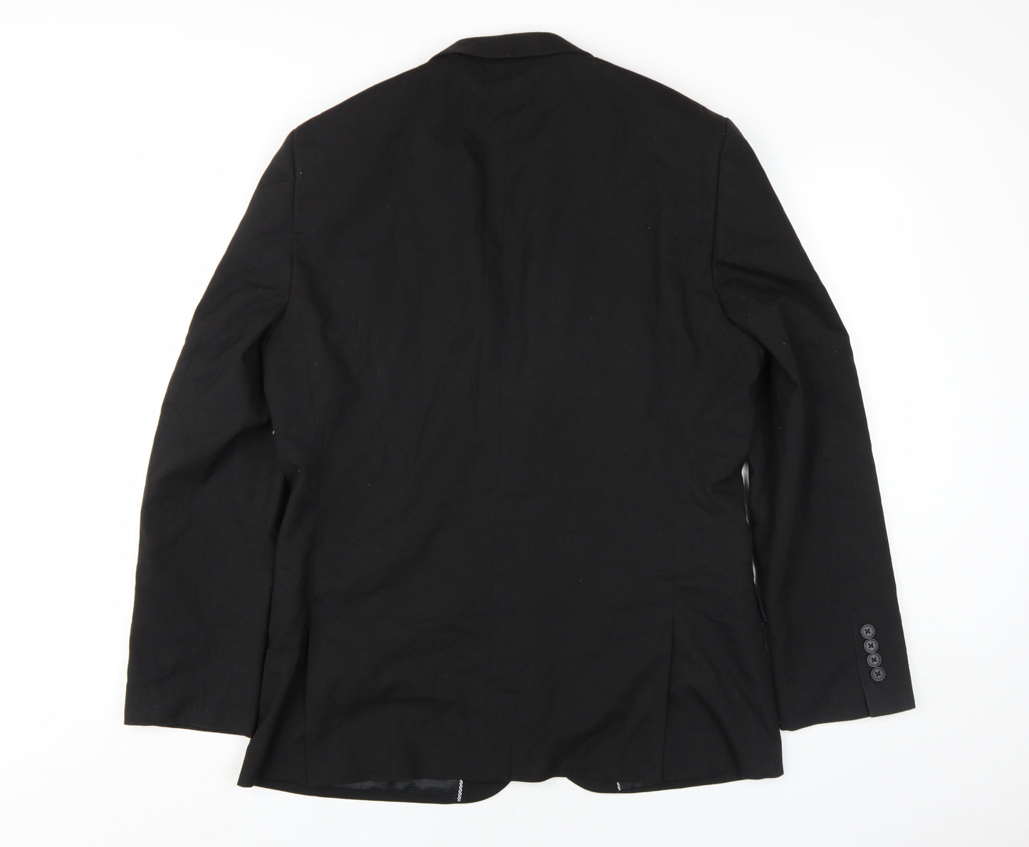 Williams & Brown Men's Black Blazer, Regular Fit, 40R