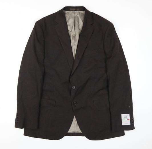 Marks and Spencer Men's Brown Blazer 42 Regular Fit