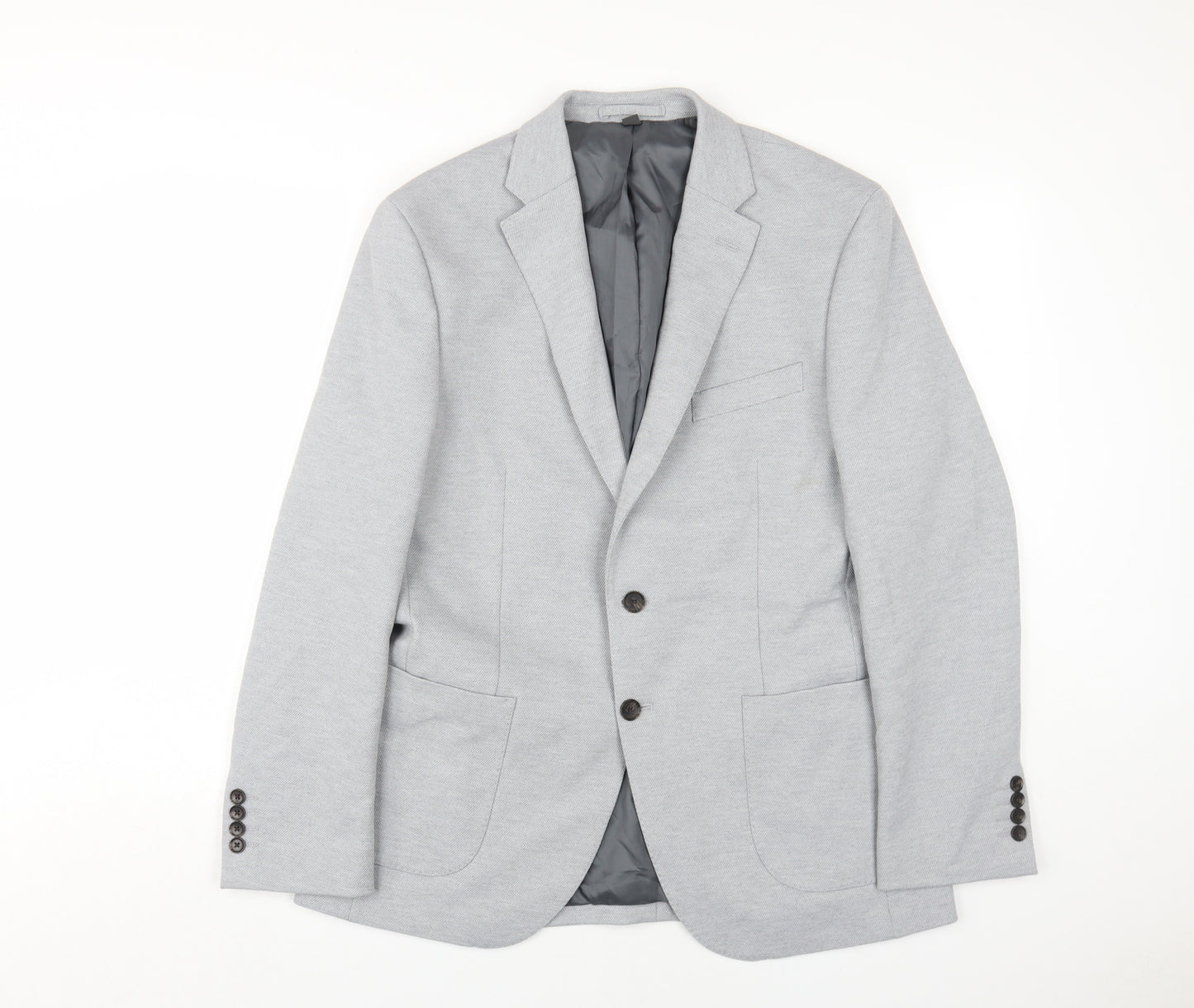 Marks and Spencer Men’s Grey Blazer 40 Regular Fit