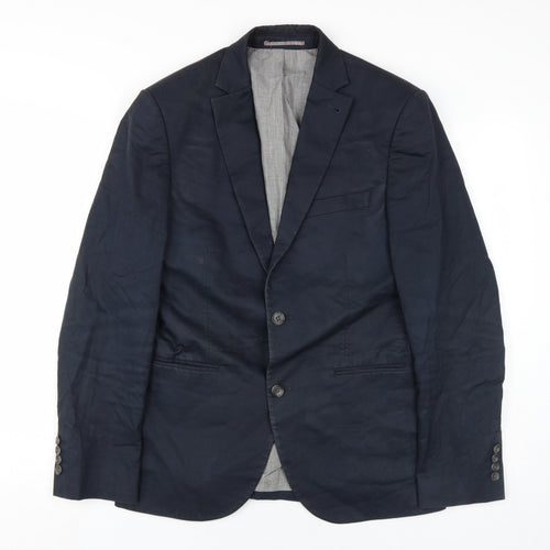 Next Men's Blue Blazer, Size 38, Regular Fit