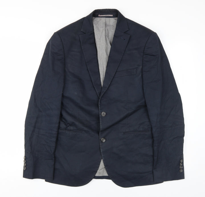 Next Men's Blue Blazer, Size 38, Regular Fit