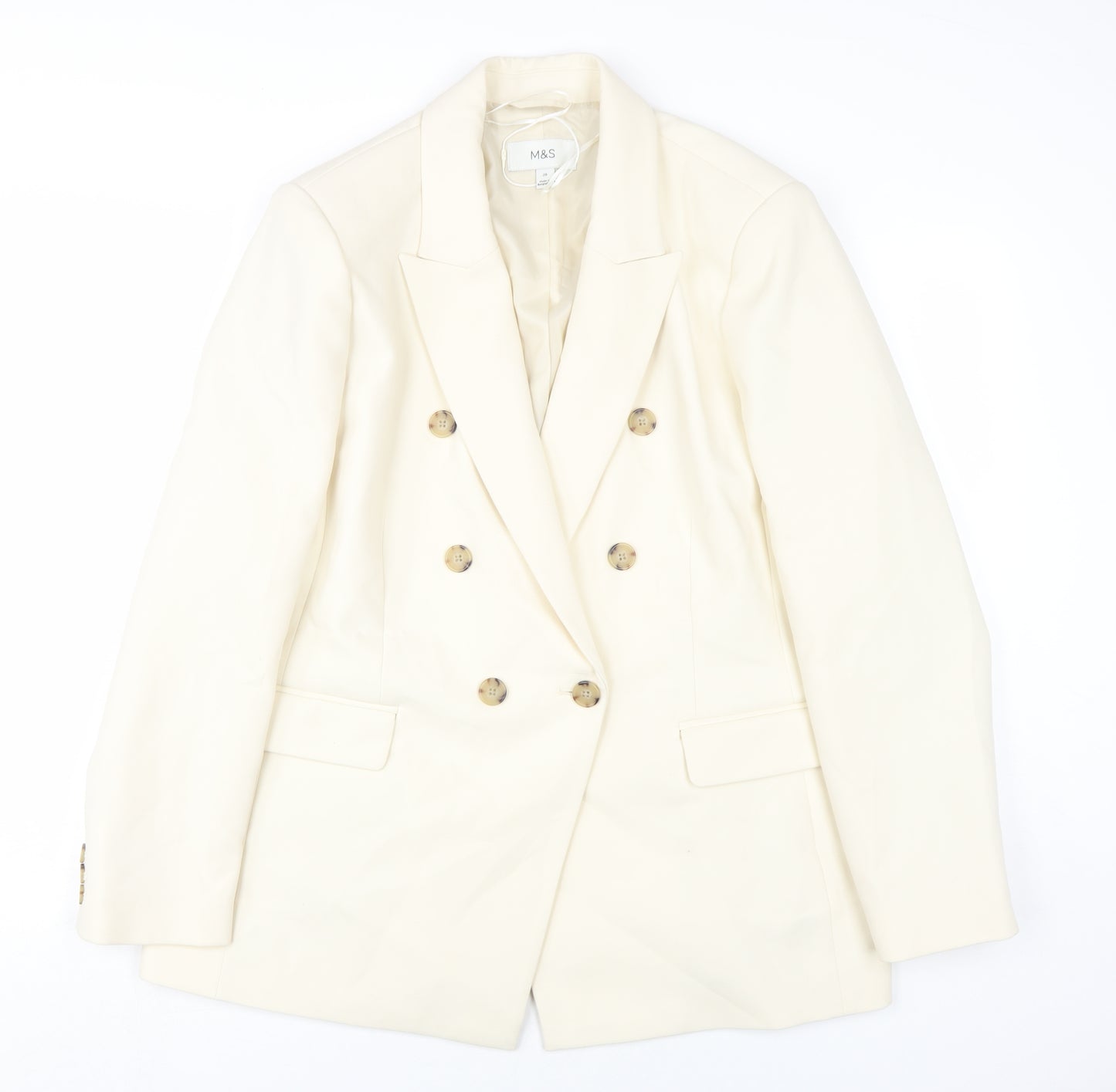 Marks and Spencer Women's Ivory Blazer Size 20