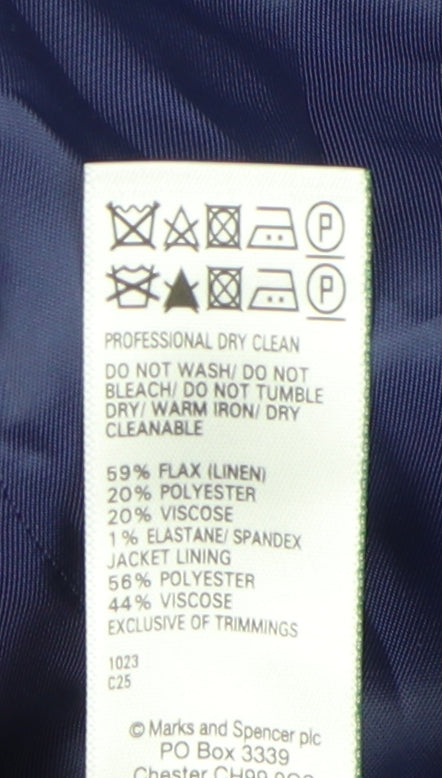 Marks and Spencer Men’s Blue Blazer 46R Regular Fit