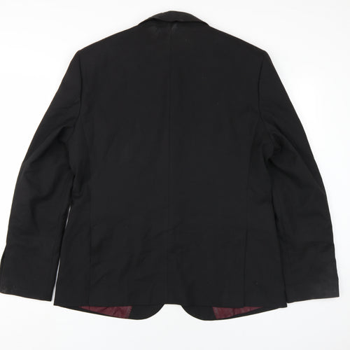 Marks and Spencer Men's Black Blazer Size 44R Regular Fit