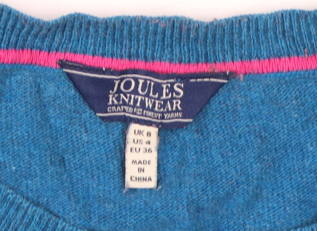 Joules Women's Blue Pullover Jumper Size 8