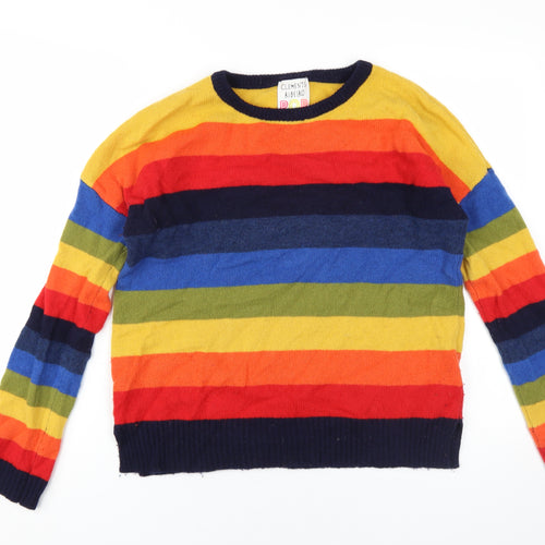 Clements Ribeiro Women's Retro Rainbow Stripe Jumper