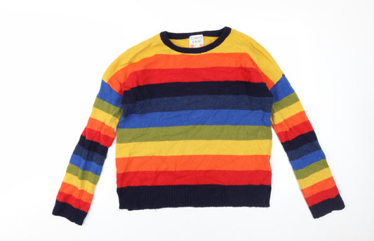 Clements Ribeiro Women's Retro Rainbow Stripe Jumper