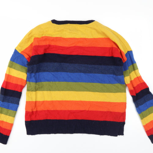 Clements Ribeiro Women's Retro Rainbow Stripe Jumper