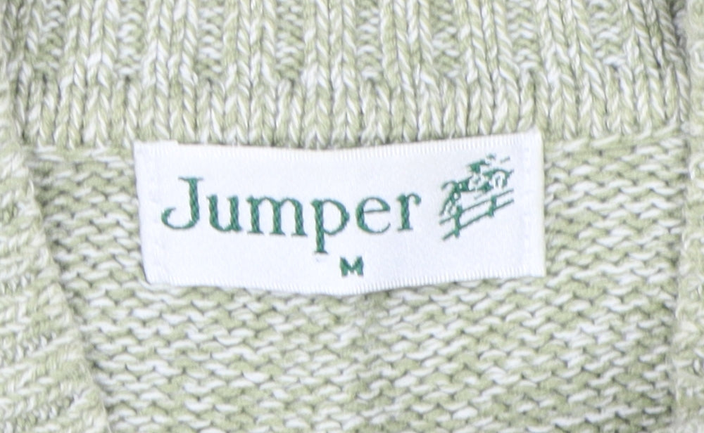 Jumper - Women's Ivory Cable-Knit Jumper, Size M, 100% Cotton