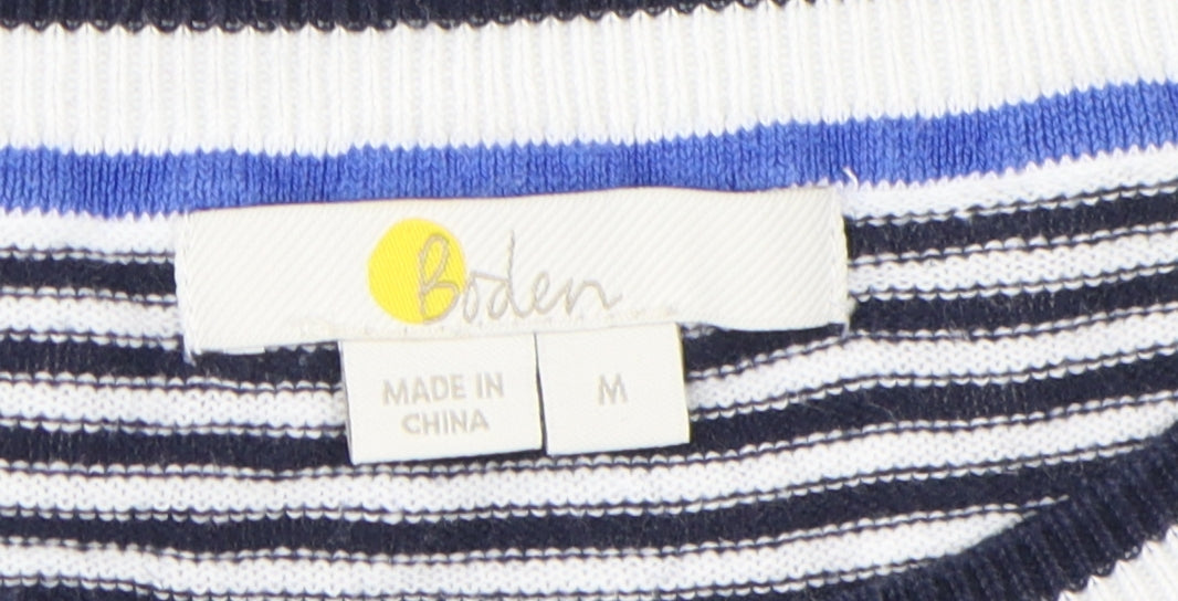 Boden Women's Striped Pullover Jumper Medium