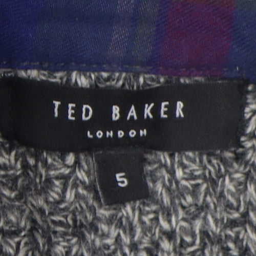 Ted Baker Men's Grey Size L Henley Jumper