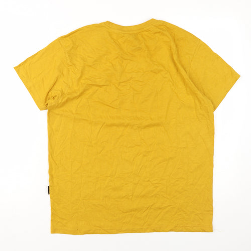 Trespass Men's Yellow Quick Dry Sports T-Shirt, Size S