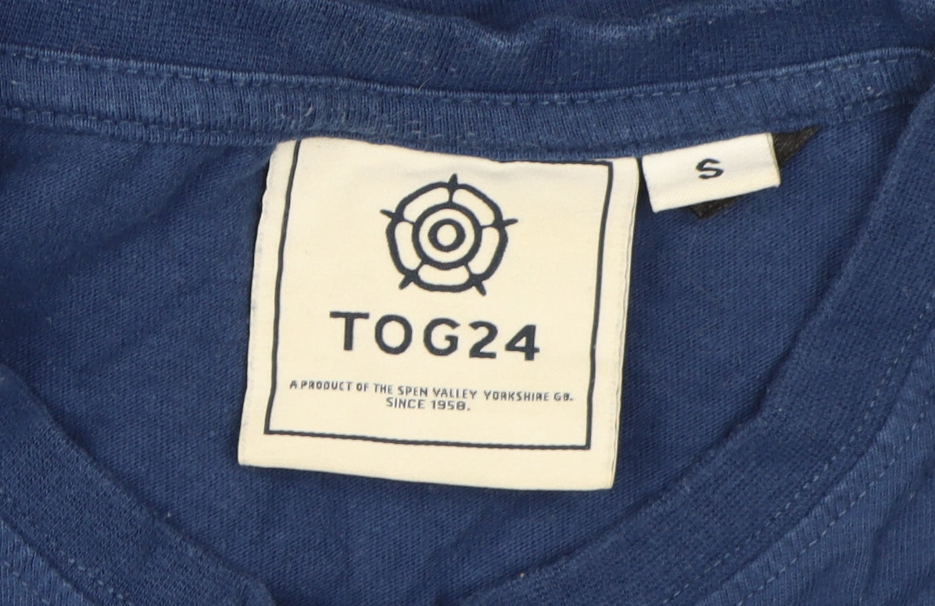 TOG24 Unisex Blue Basic T-Shirt - Size S