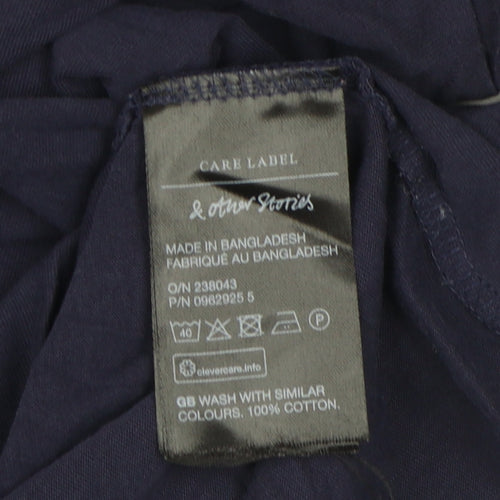 Women’s Basic Blue T-Shirt by & Other Stories - UK 10