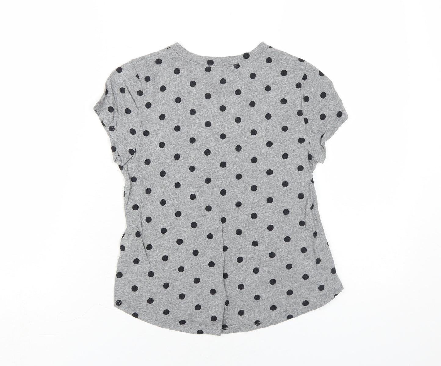 Abercrombie & Fitch Girls Grey Polka Dot T-Shirt