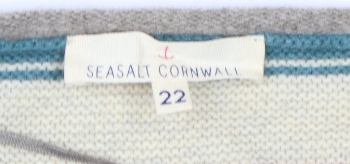 Seasalt Cornwall Women's Striped Jumper Size 22