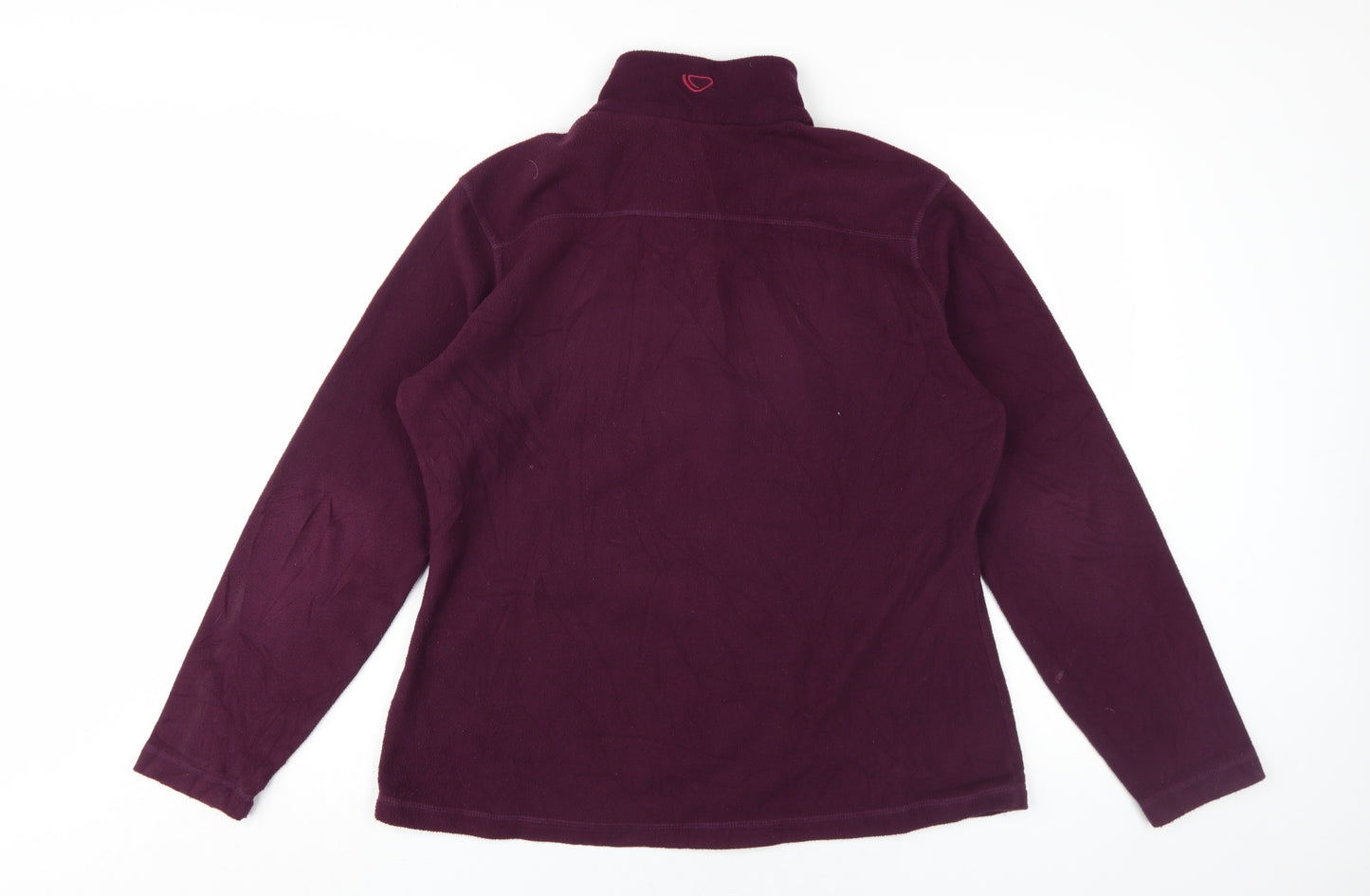 Brasher Women's Purple Fleece Pullover Sweatshirt Size 16