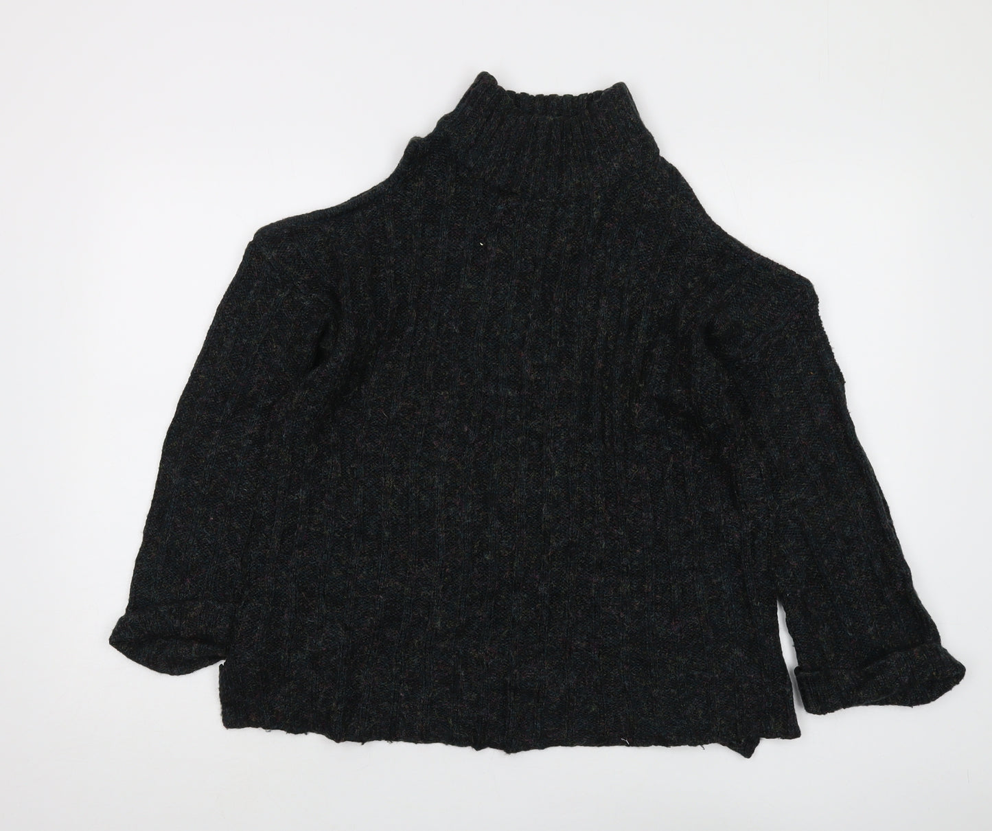 Lottie Women's Black Mock Neck Jumper Size 8