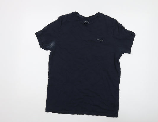 Jack Wills Men's Blue Small T-Shirt