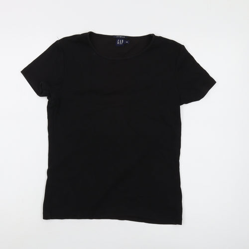 GAP Women's Black M Basic Stretch T-Shirt