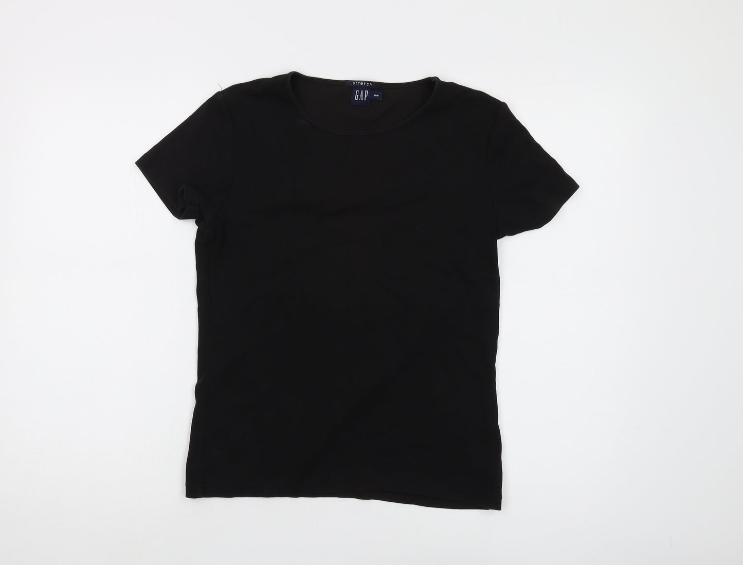 GAP Women's Black M Basic Stretch T-Shirt