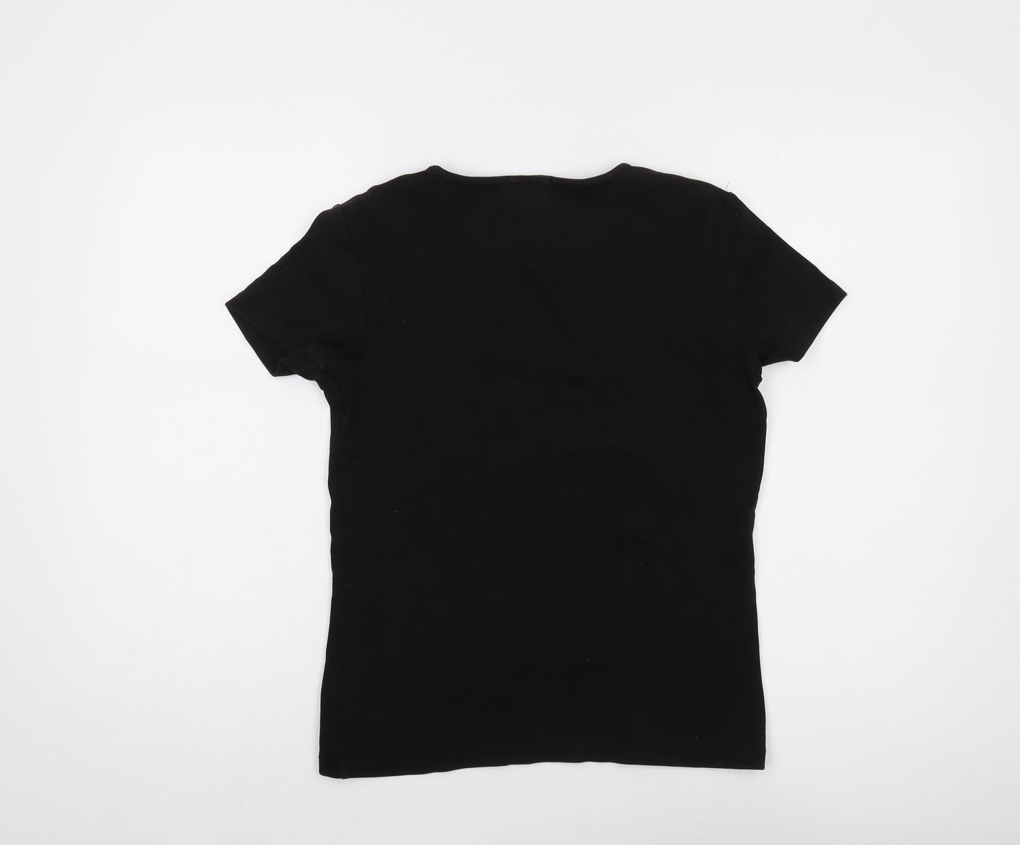 GAP Women's Black M Basic Stretch T-Shirt