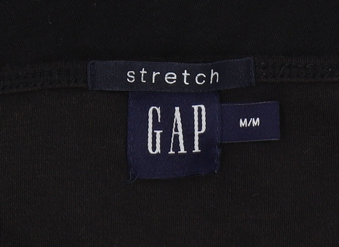 GAP Women's Black M Basic Stretch T-Shirt