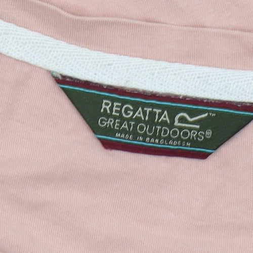 Regatta Women's Pink Casual T-Shirt Size 16