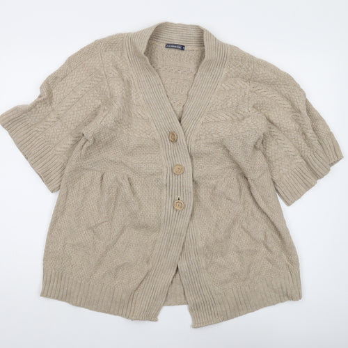 JoJo Maman Bébé Beige Wool Cardigan, Women's S