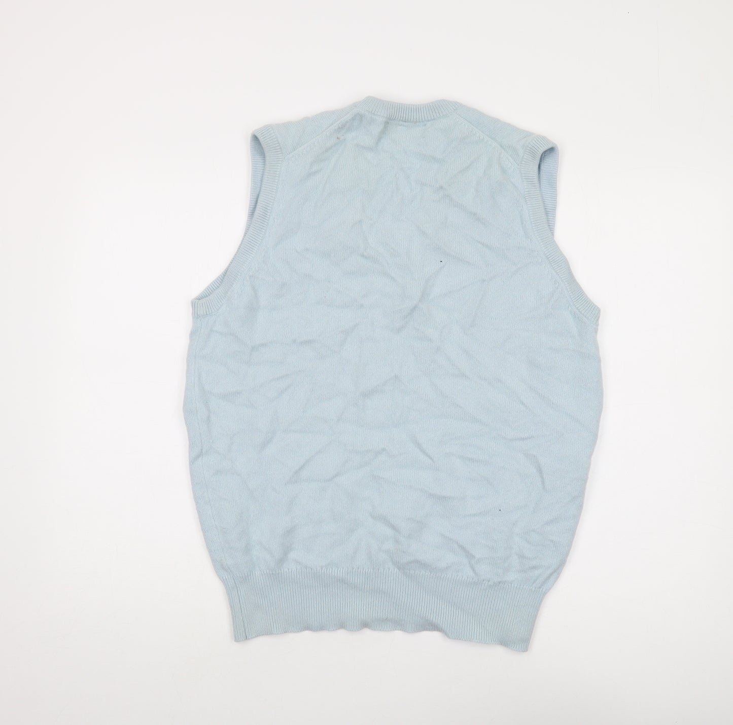 Ballantyne Men's Blue Cashmere Vest XL