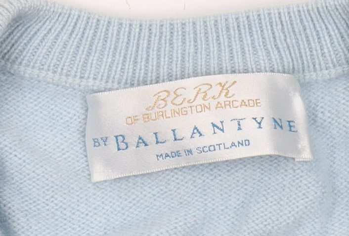 Ballantyne Men's Blue Cashmere Vest XL