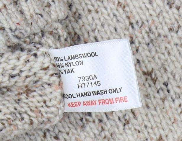Brook Taverner Beige Roll Neck Pullover Jumper L Men