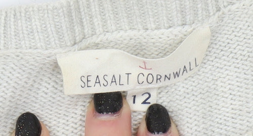 Seasalt Cornwall Women's Striped Jumper Size 12