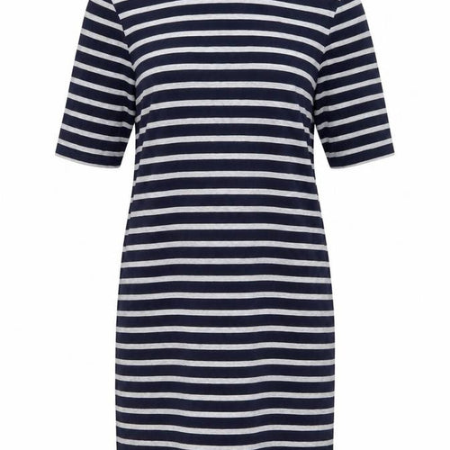 Gap Women's Blue Striped T-Shirt Dress, S