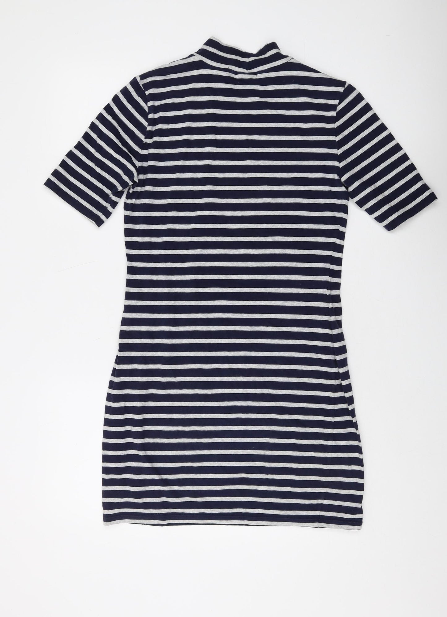 Gap Women's Blue Striped T-Shirt Dress, S