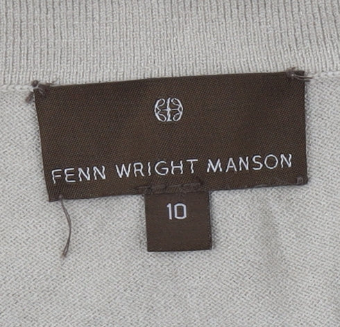 Fenn Wright Manson Women's Beige Shrug Size 10